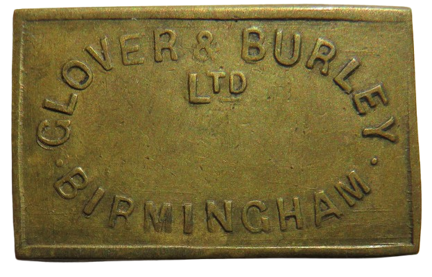 Clover & Burley Ltd Birmingham 5 Shilling Token