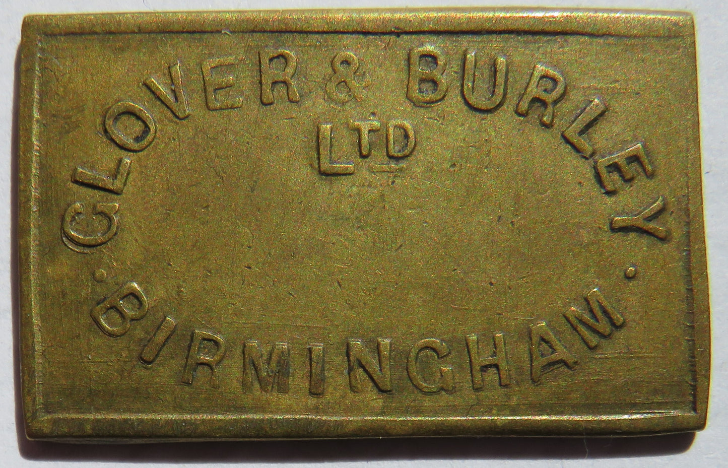 Clover & Burley Ltd Birmingham 5 Shilling Token