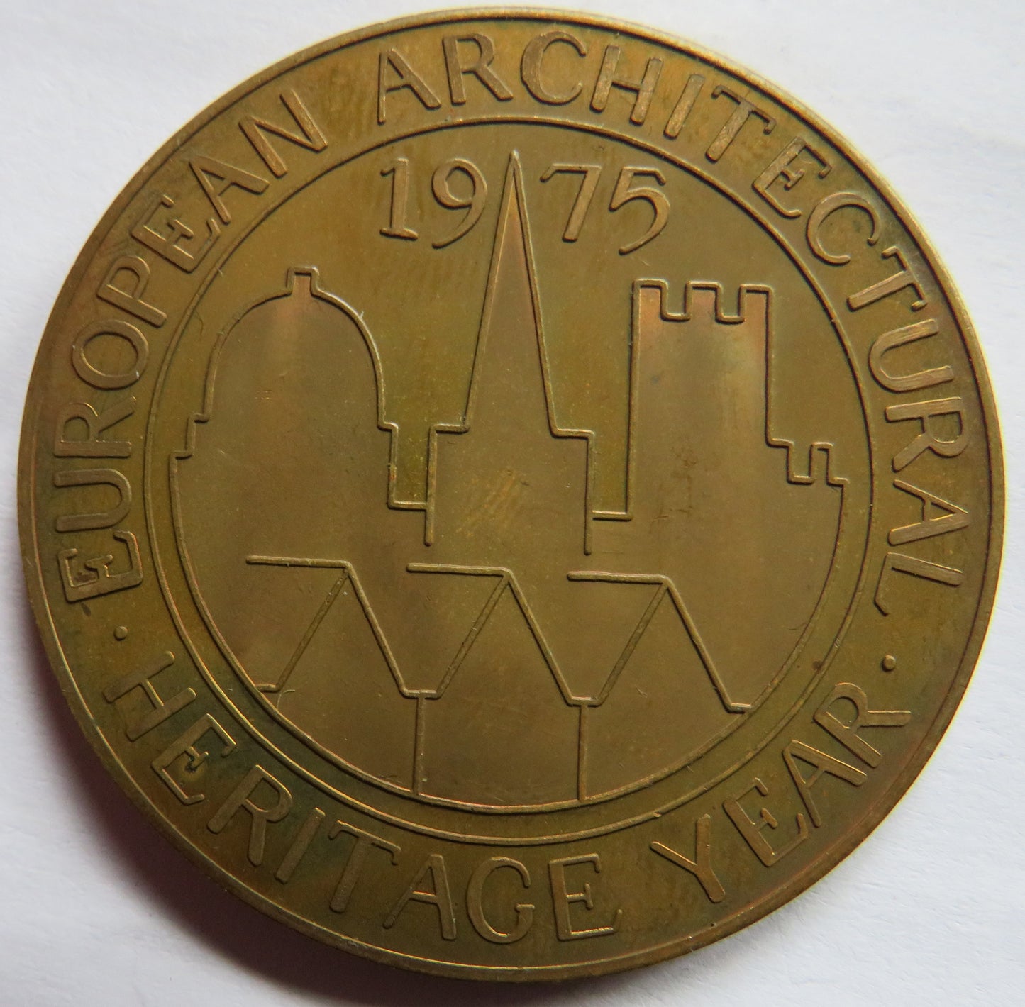 1975 Melrose Abbey Commemorative Medal European Architectural Heritage Year
