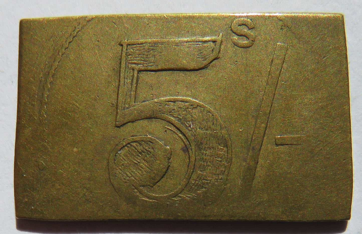 Clover & Burley Ltd Birmingham 5 Shilling Token