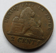 Load image into Gallery viewer, 1863 Belgium 2 Centimes Coin
