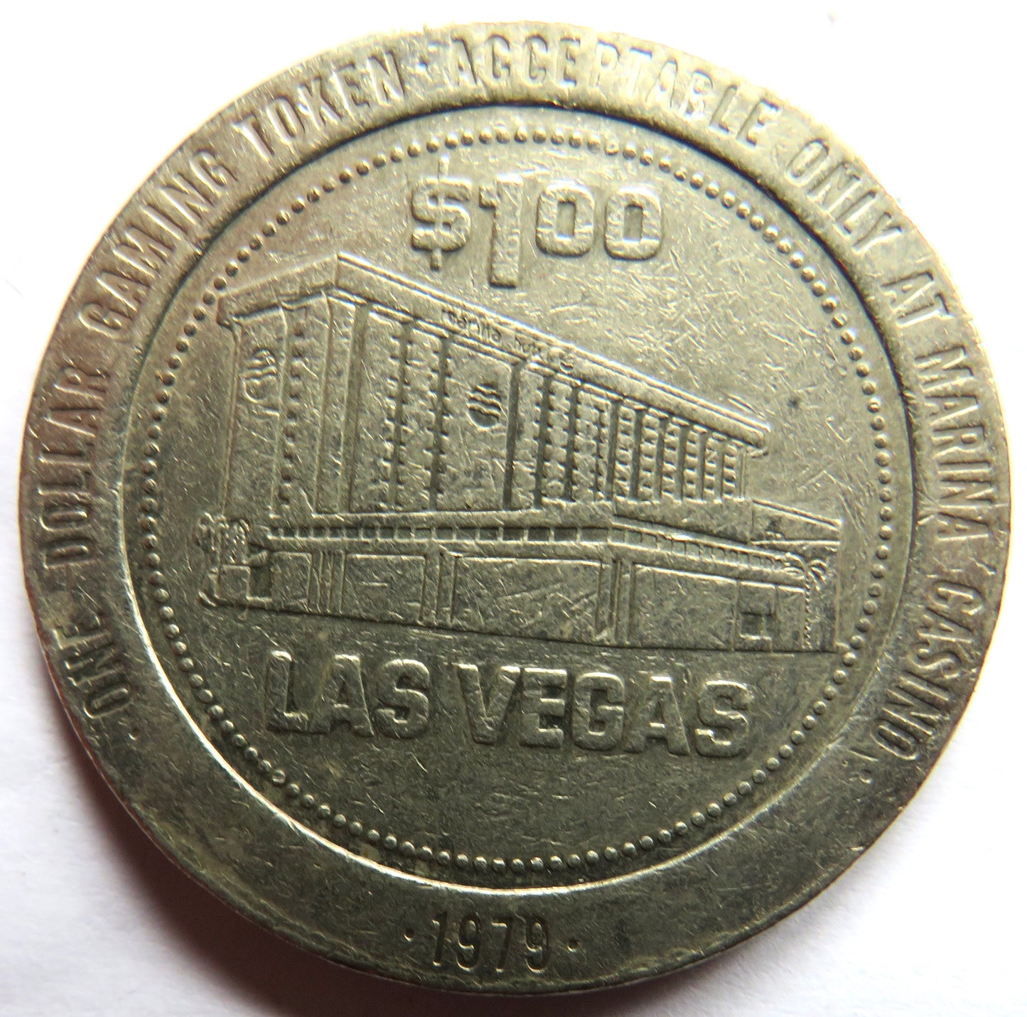 1979 Marina Casino Las Vegas $1 Gaming Token