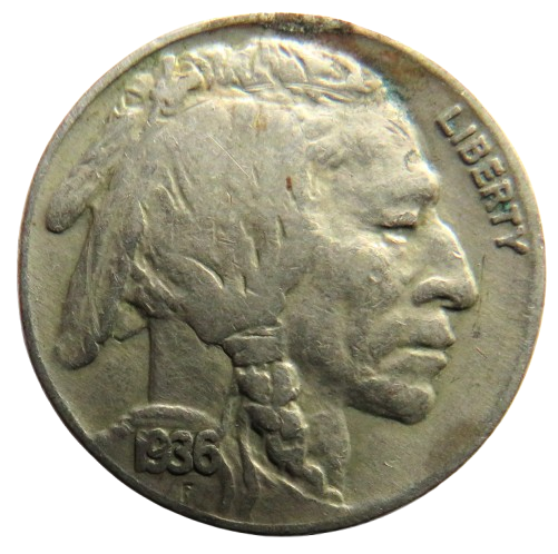 1936 USA Buffalo Nickel Coin