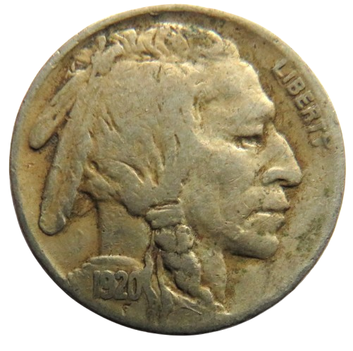 1920 USA Buffalo Nickel Coin