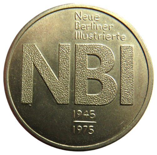 1945-1975 Neue Berliner Illustrierte Deutsche Demokratische Republik Medal