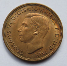 Load image into Gallery viewer, 1942 King George VI Halfpenny Coin Higher Grade
