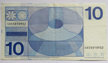 Load image into Gallery viewer, 1968 Netherlands 10 Gulden Banknote
