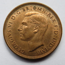 Load image into Gallery viewer, 1942 King George VI Halfpenny Coin Higher Grade
