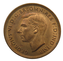 Load image into Gallery viewer, 1942 King George VI Halfpenny Coin Higher Grade
