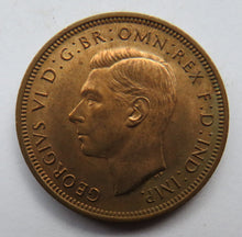 Load image into Gallery viewer, 1942 King George VI Halfpenny Coin Higher Grade
