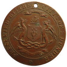 Load image into Gallery viewer, 1911 King George V &amp; Queen Mary City of Dundee Coronation Medal
