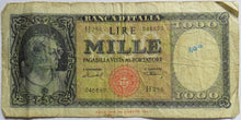 Load image into Gallery viewer, 1947 Italy 1000 Lire Banknote
