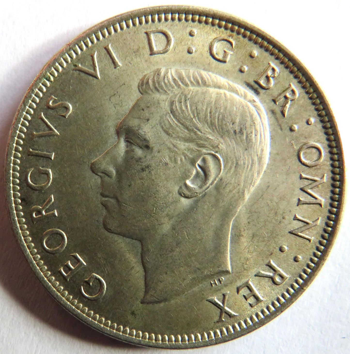 1945 King George VI Silver Halfcrown Coin - Great Britain