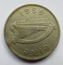 Load image into Gallery viewer, 1959 Ireland Eire Halfcrown Coin
