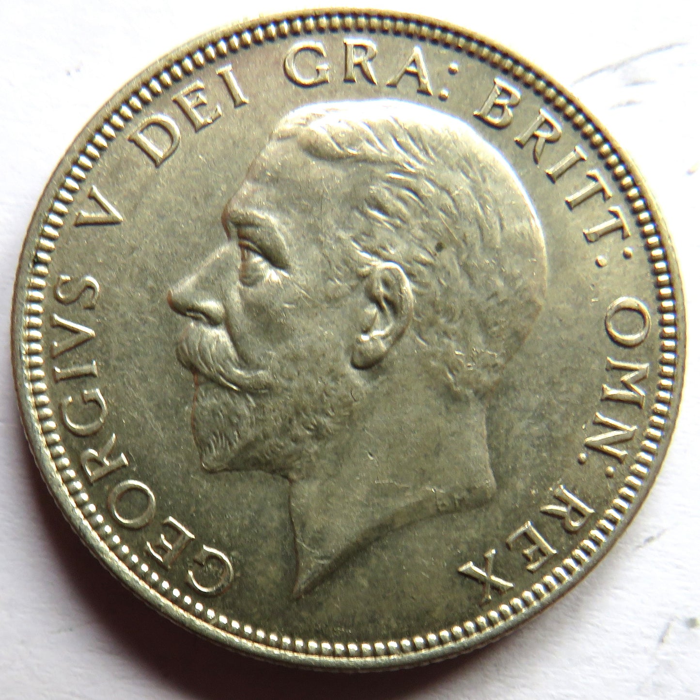 1935 King George V Silver One Florin Coin In High Grade