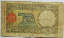 Load image into Gallery viewer, 1939 Italy 50 Lire Banknote
