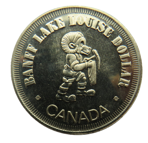 1979 Banff Lake Louise Dollar Canada Moraine Lake Token