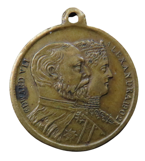 1902 King Edward VII & Queen Alexandra Coronation Souvenir Medal