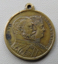 Load image into Gallery viewer, 1902 King Edward VII &amp; Queen Alexandra Coronation Souvenir Medal
