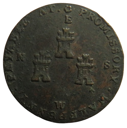 1790's Macclesfield Halfpenny Token