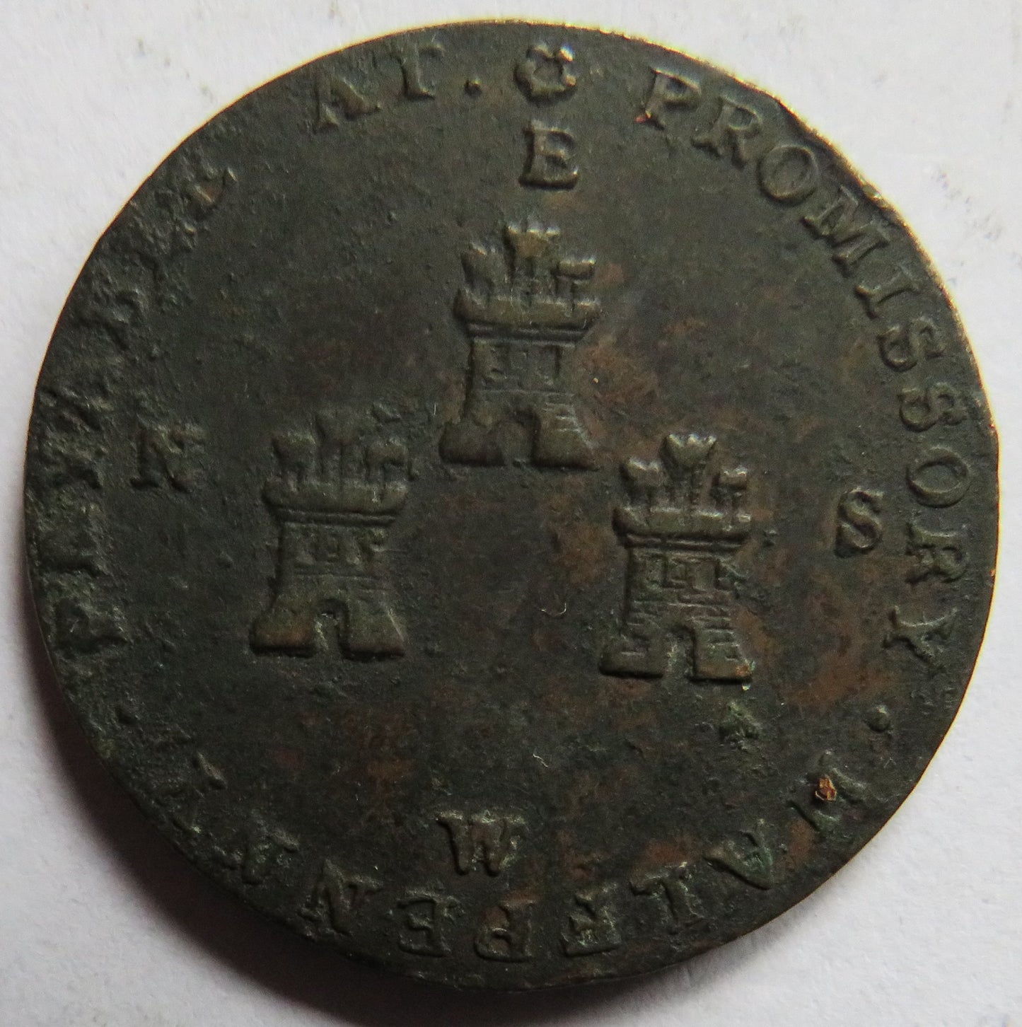 1790's Macclesfield Halfpenny Token