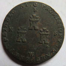 Load image into Gallery viewer, 1790&#39;s Macclesfield Halfpenny Token
