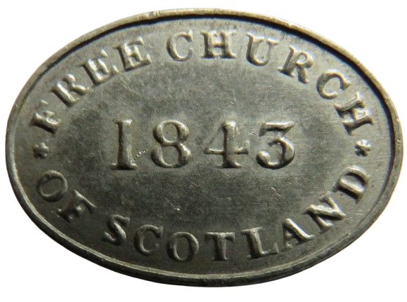 1843 Free Church of Scotland Token