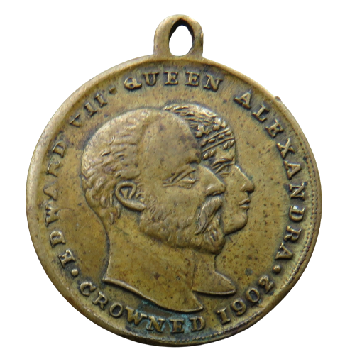 1902 King Edward VII & Queen Alexandra Coronation Souvenir Medal