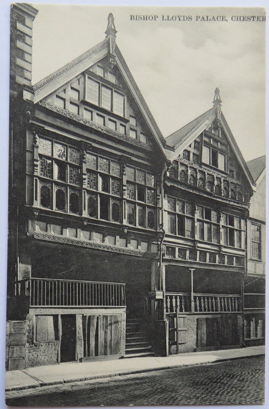 Vintage Postcard of Bishop Lloyds Palace, Chester