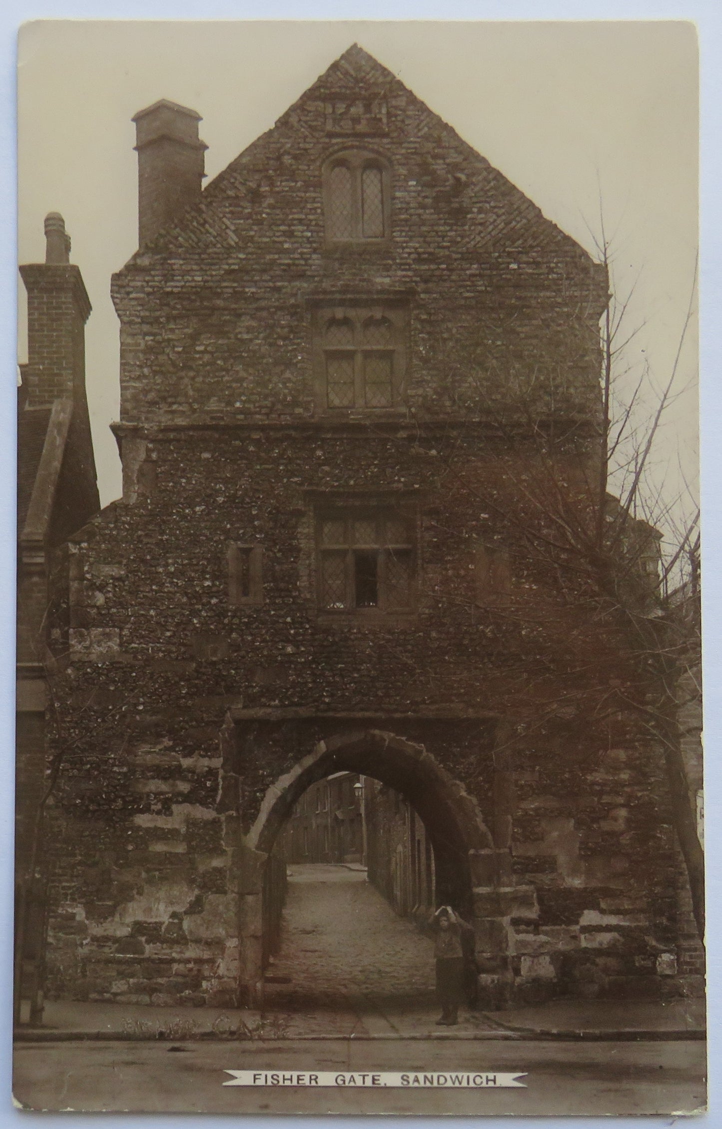 Vintage Postcard of Fisher Gate, Sandwich