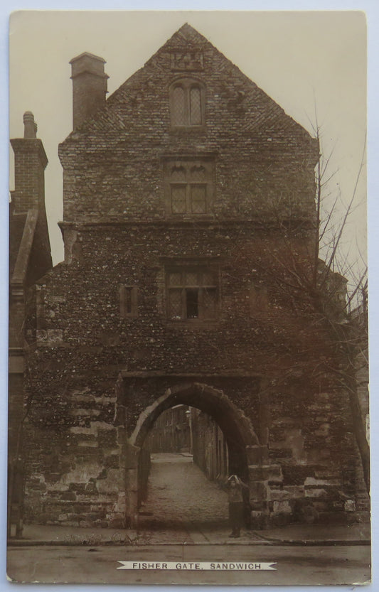 Vintage Postcard of Fisher Gate, Sandwich