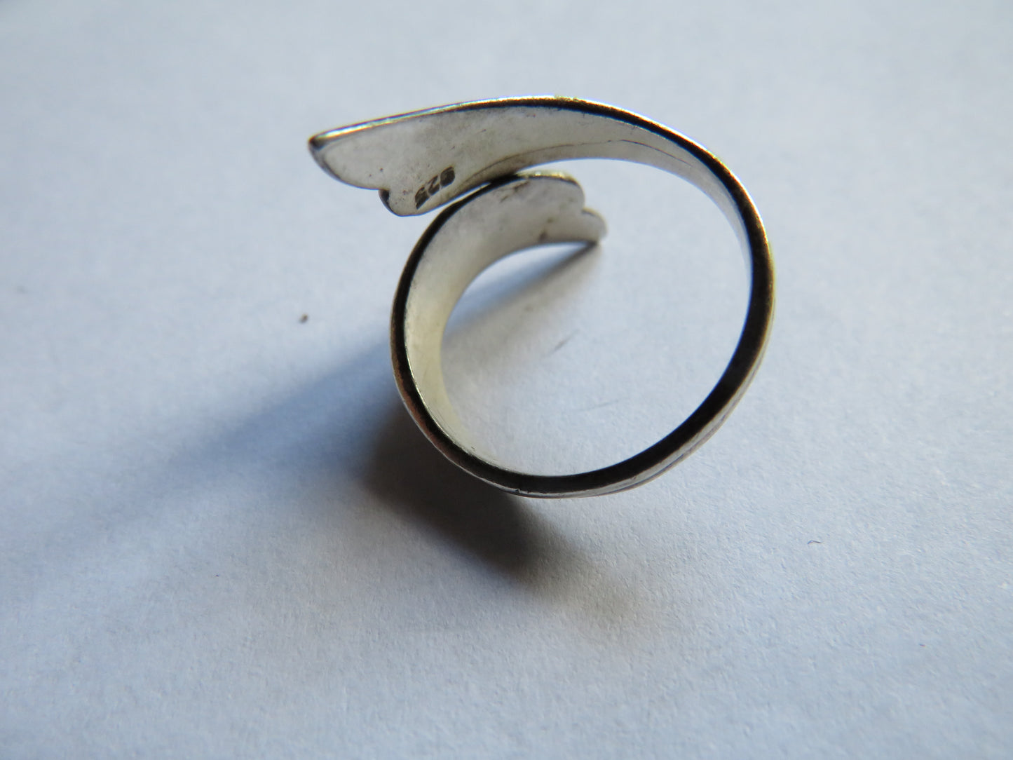 Ladies Sterling Silver Ring UK Size S