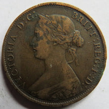 Load image into Gallery viewer, 1861 Queen Victoria Nova Scotia One Cent Coin
