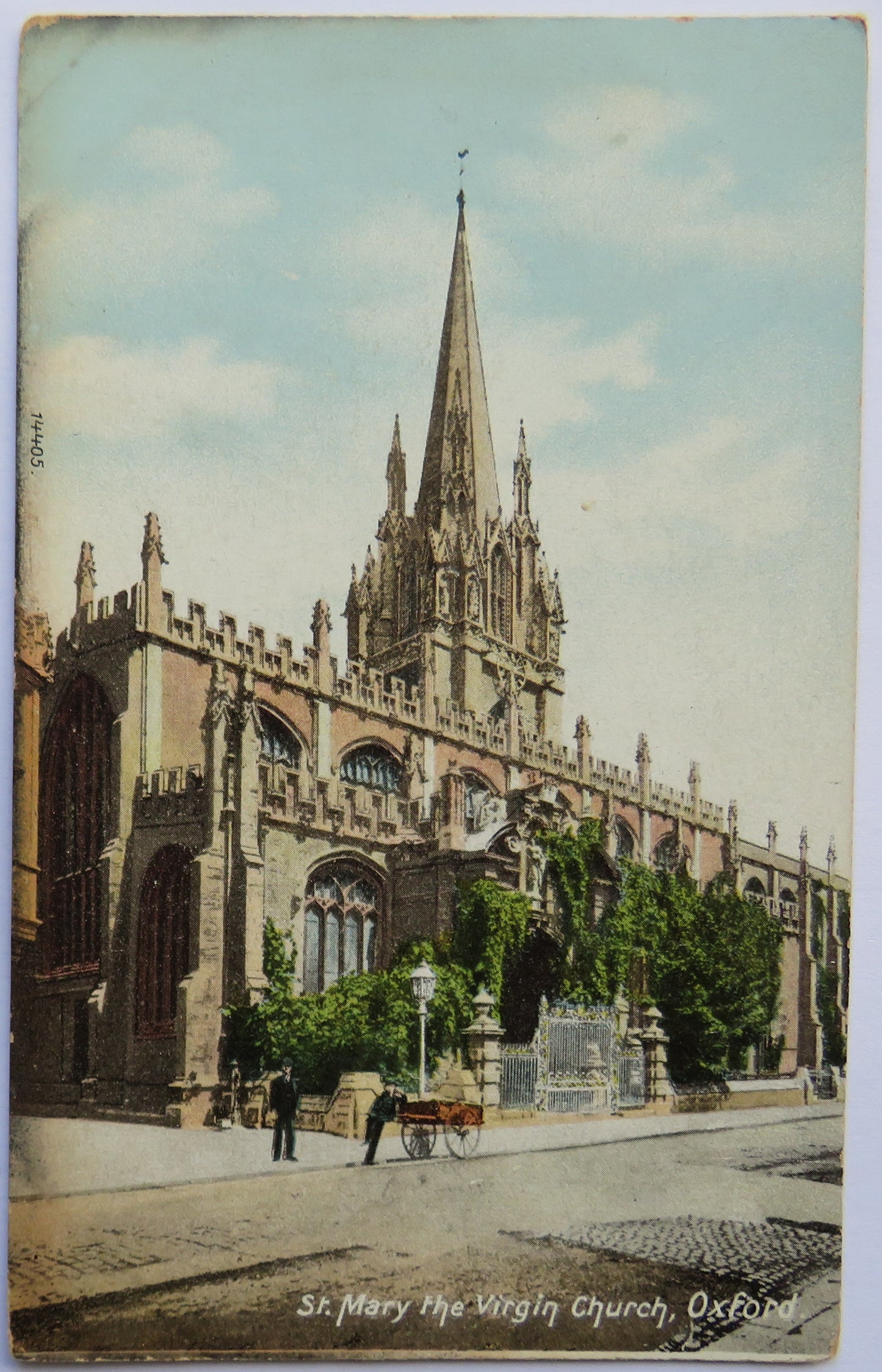 Vintage Postcard of St. Mary the Virgin Church, Oxford