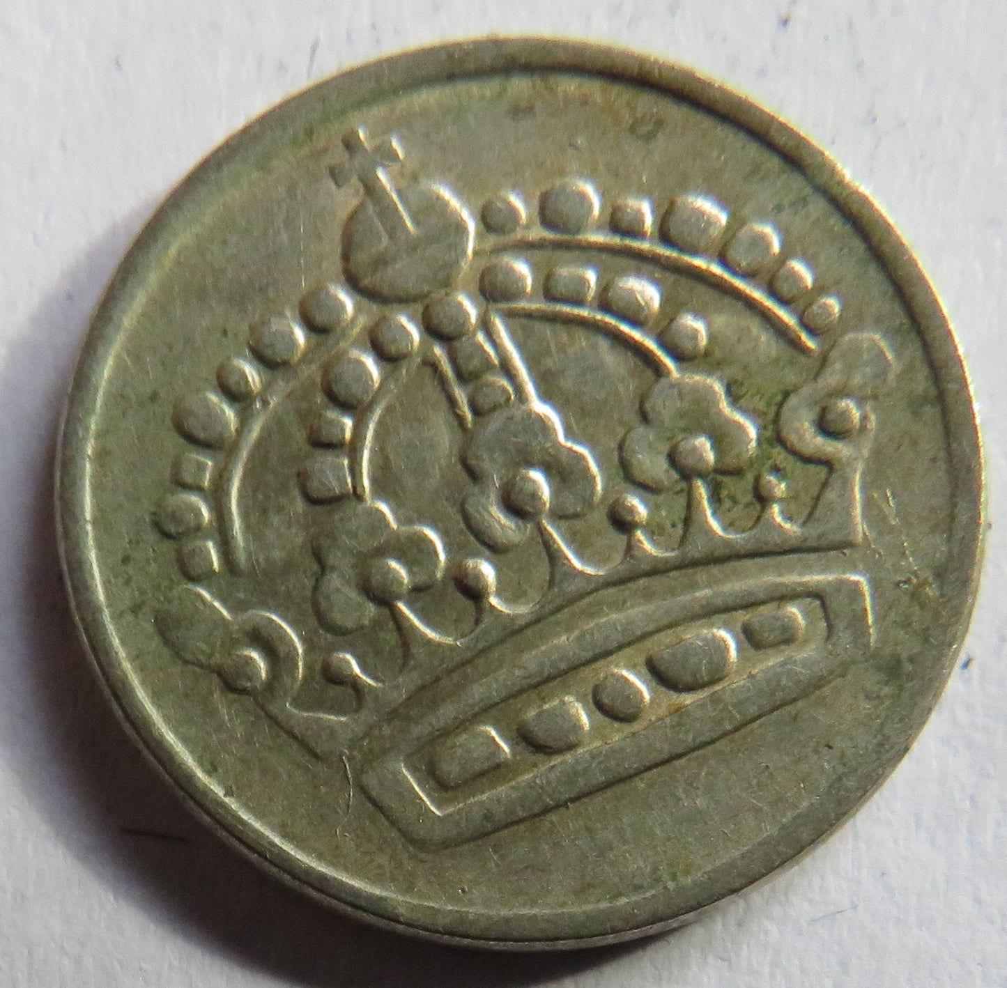 1961 Sweden Silver 25 Ore Coin
