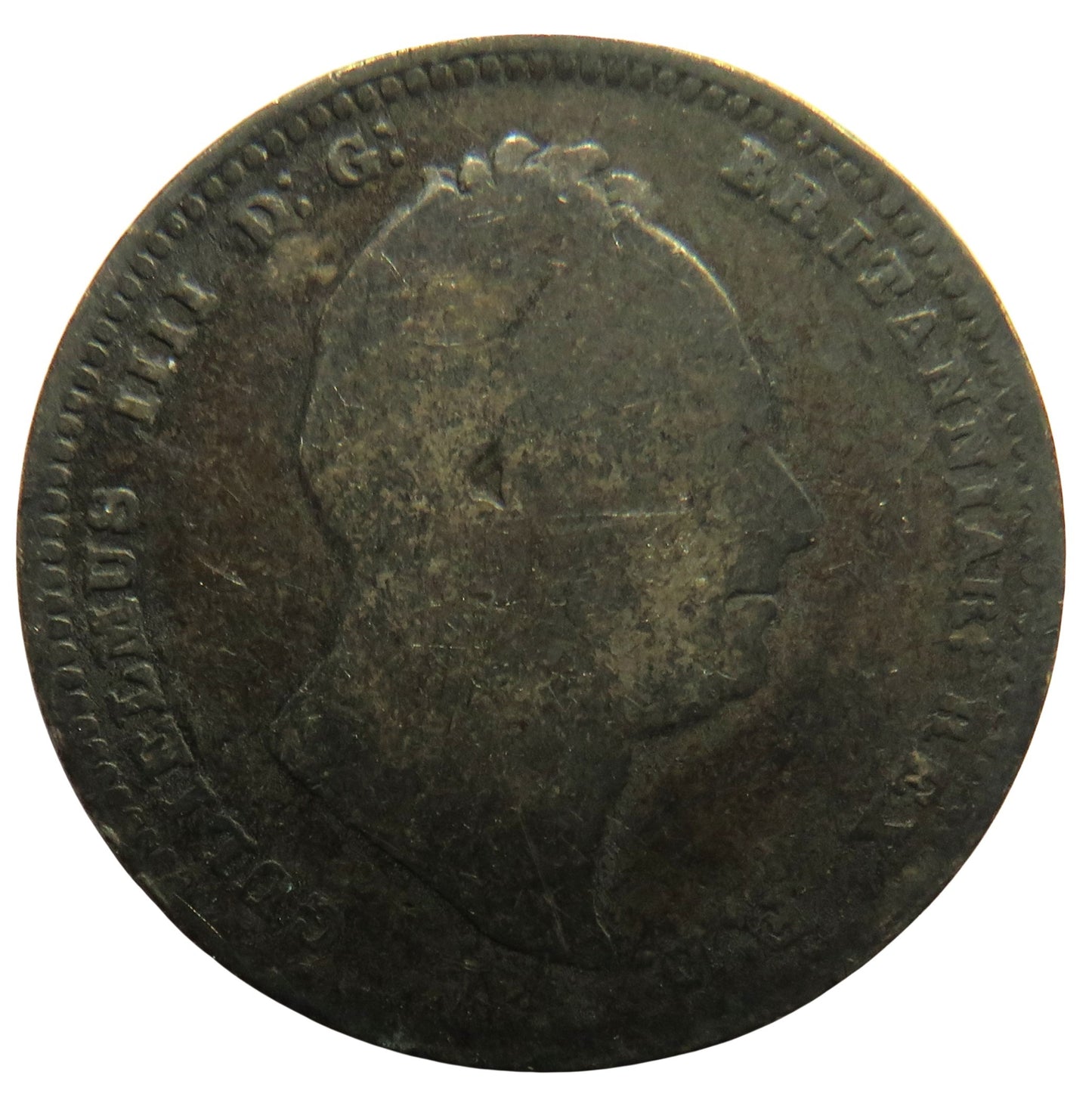 1836 King William IV Silver Shilling Coin - Great Britain