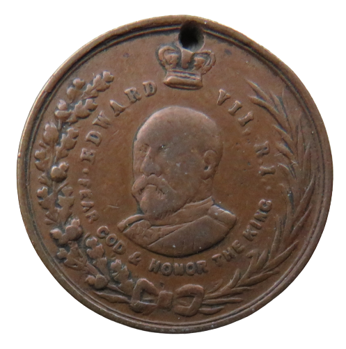 T.R.H The Duke and Duchess of Cornwall & York Welcome Tot Australia 1901 Medal King Edward VII