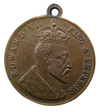 Load image into Gallery viewer, 1902 Coronation of Edward VII King &amp; Emperor Souvenir Medal
