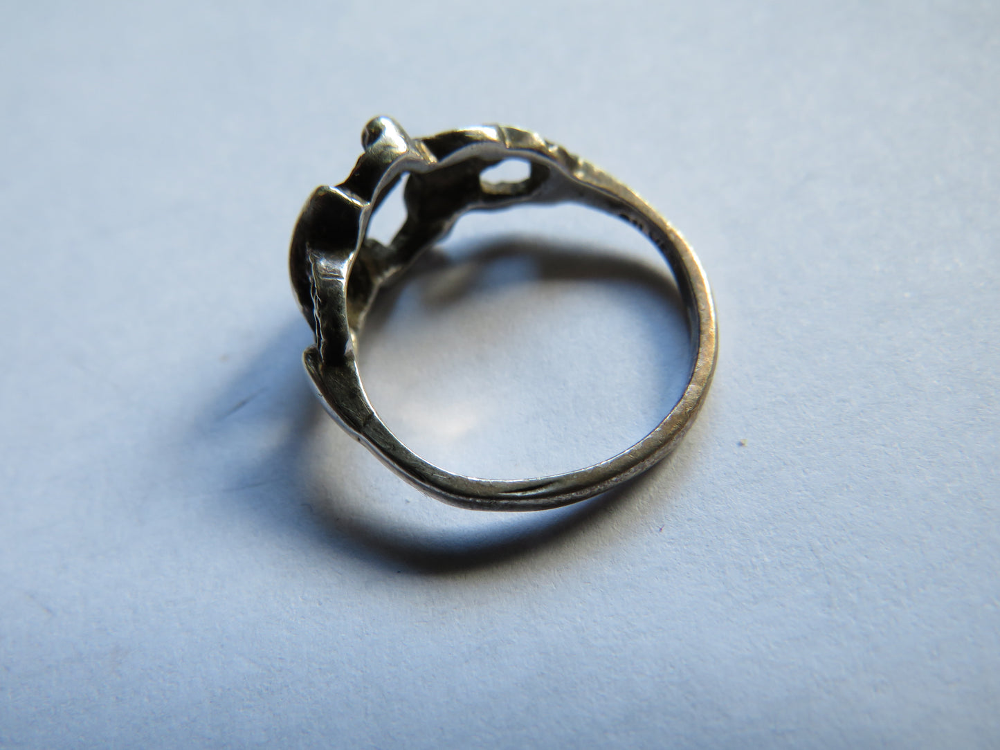Ladies Silver Ring - UK Size - O