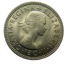 Load image into Gallery viewer, 1965 Queen Elizabeth II Shilling Coin (Scottish Reverse) High Grade
