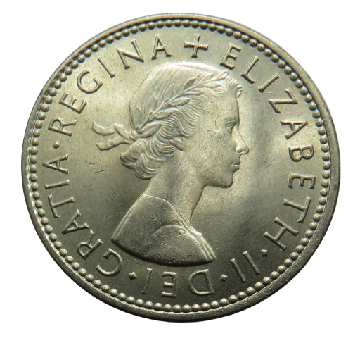 1966 Queen Elizabeth II Shilling Coin (Scottish Reverse) High Grade