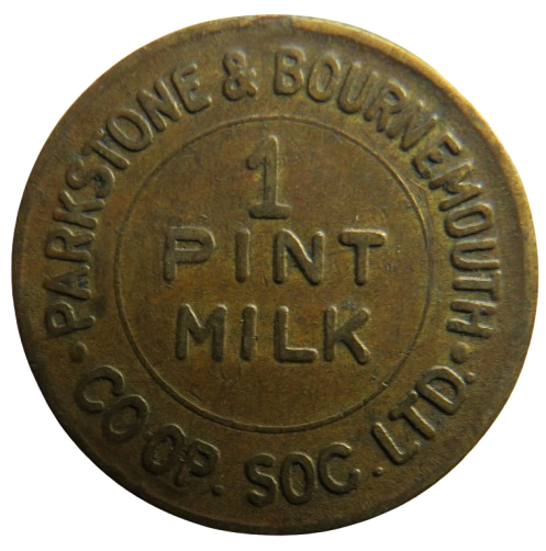 Parkstone & Bournemouth Cooperative Society Ltd 1 Pint Milk Token