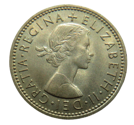 1962 Queen Elizabeth II Shilling Coin (English Reverse) High Grade