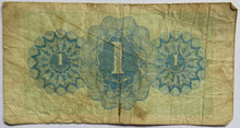 Load image into Gallery viewer, 1944 Austria Allied Military Authority One Schilling Banknote
