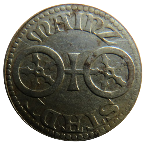 1918 Stadt Mainz 10 Pfennig Coin