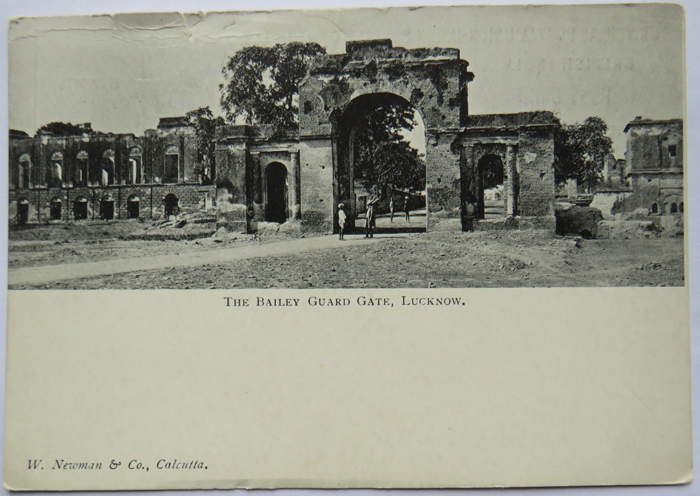 Vintage Postcard of The Bailey Guard Gate, Lucknow