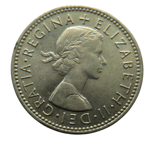 1966 Queen Elizabeth II Shilling Coin (English Reverse) High Grade