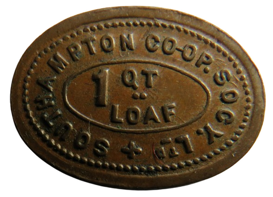 Southampton Cooperative Society 1 QT Loaf Token