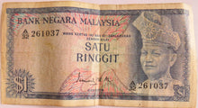 Load image into Gallery viewer, Bank Negara Malaysia Satu Ringgit $1 Banknote
