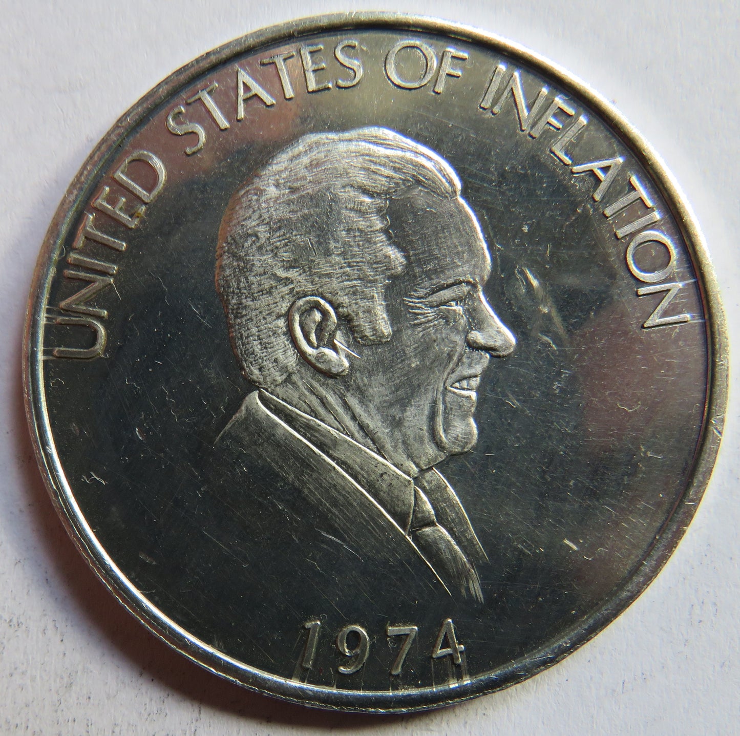 United States of Inflation 1974 One Dollar Good For Nothing